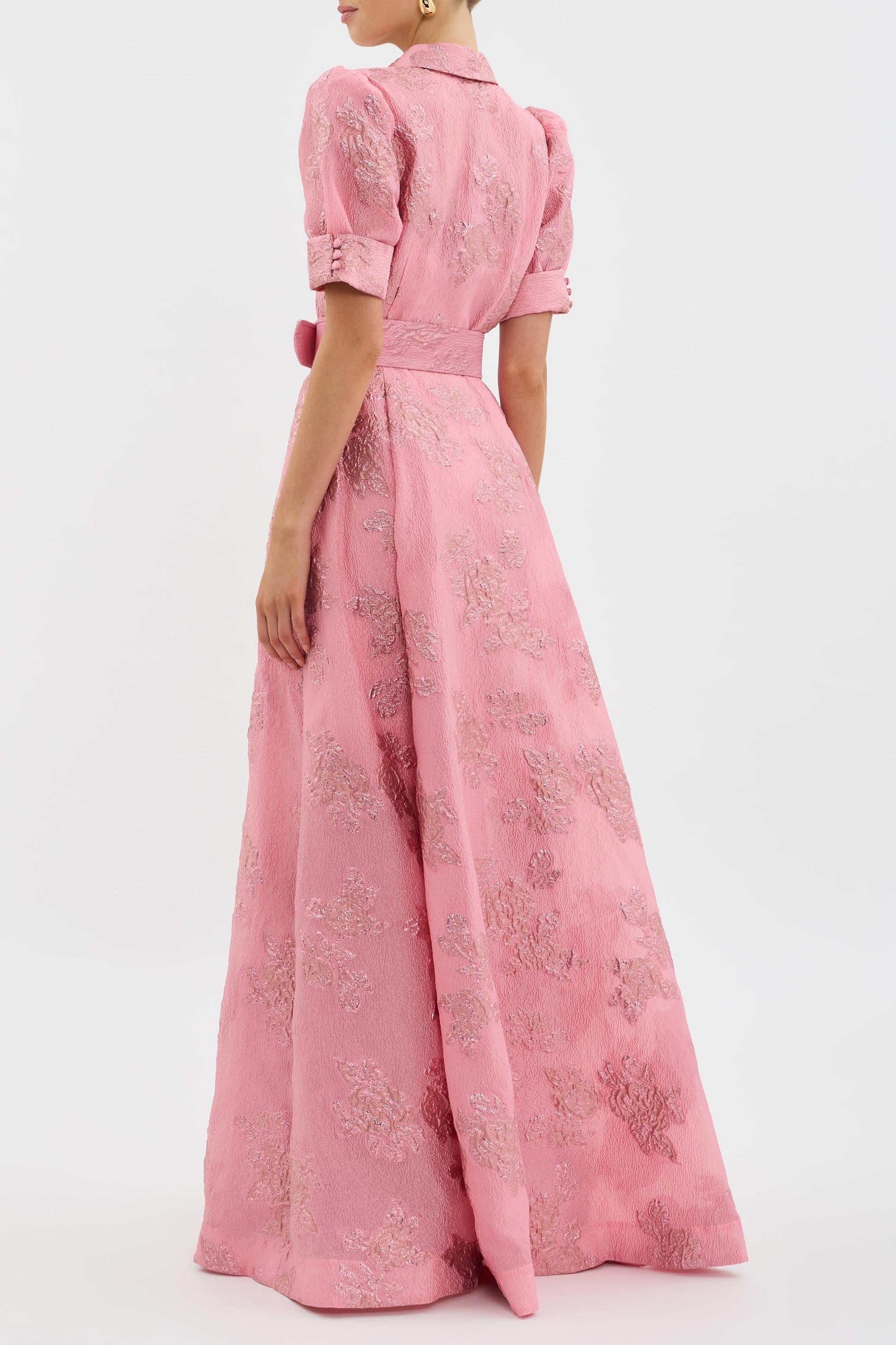 Linna | Elegante Korte Mouw Jurk met Pofmouwen 3