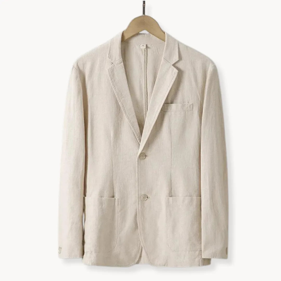 Heren Blazer Linnen Klassiek Zakelijk - StudioMarella
