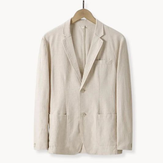 Heren Blazer Linnen Klassiek Zakelijk - StudioMarella
