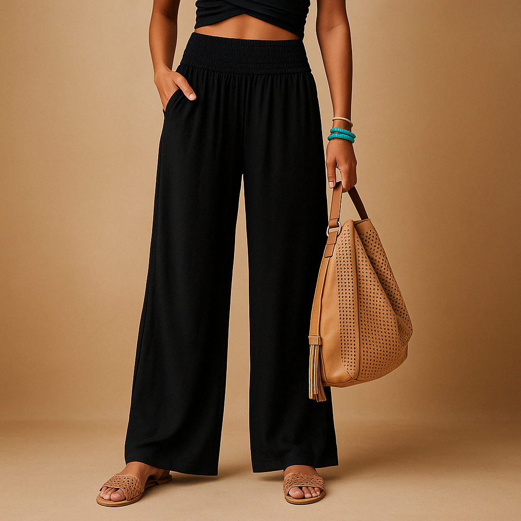 Dames Broek Zomer Rechte Pijpen Elastisch Comfortabel