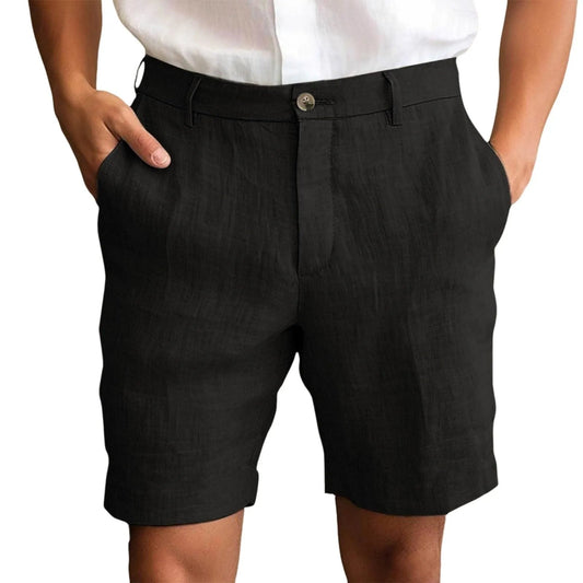 Linnen Heren Shorts Elegante Zomerkleding - StudioMarella