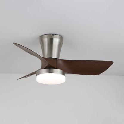 Moderne Houten Plafondventilator Trivon met Geïntegreerde Verlichting – Verstelbare Snelheid & Afstandsbediening