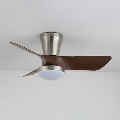 Moderne Houten Plafondventilator Trivon met Geïntegreerde Verlichting – Verstelbare Snelheid & Afstandsbediening