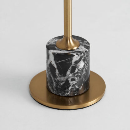 Draagbare Mini Tafellamp op Batterij met Marmeren Voet Ø10cm