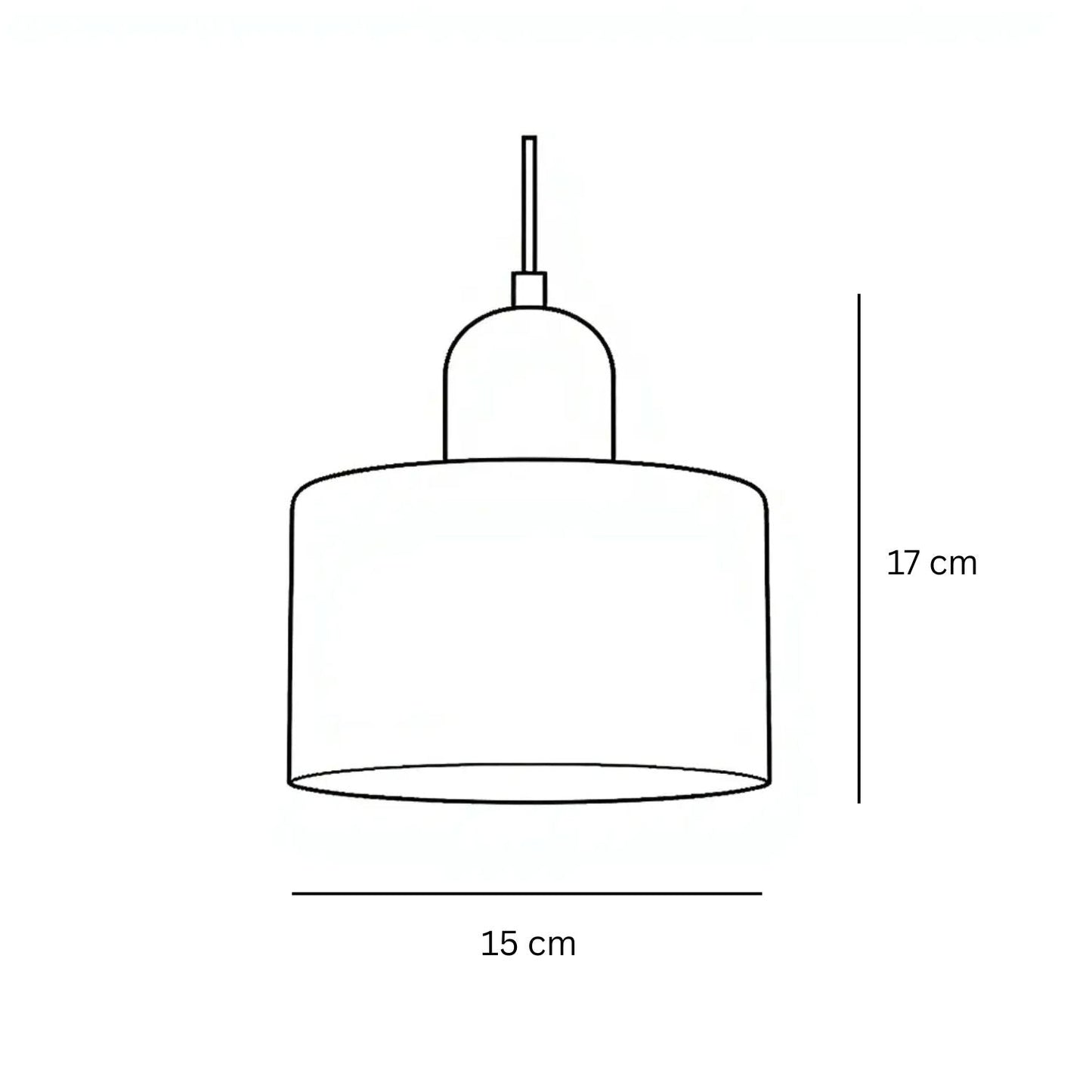 Sansoti | Lismeno Retro Hanglamp – Glazen Hanglamp met Warm Licht voor Eettafel, Keuken & Woonkamer
