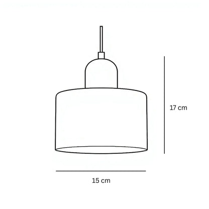 Sansoti | Lismeno Retro Hanglamp – Glazen Hanglamp met Warm Licht voor Eettafel, Keuken & Woonkamer