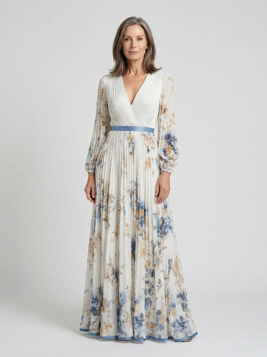 Dames Maxi Jurk met Bloemenprint Zachte Stof - StudioMarella