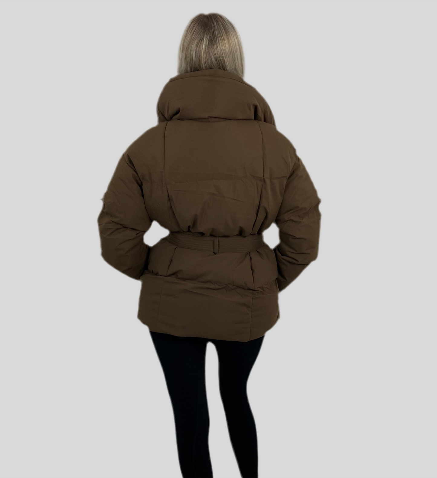 Livia Damesjas | Cropped Puffer met Riem, Trendy Ontwerp 2