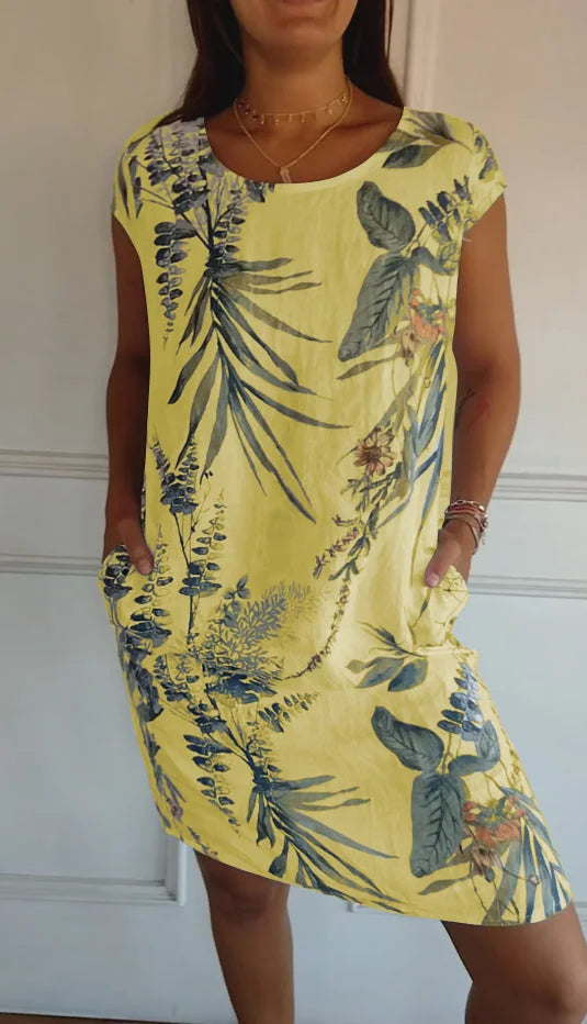 Livia | Ademend Relaxed Fit Dames Zomerjurk 8