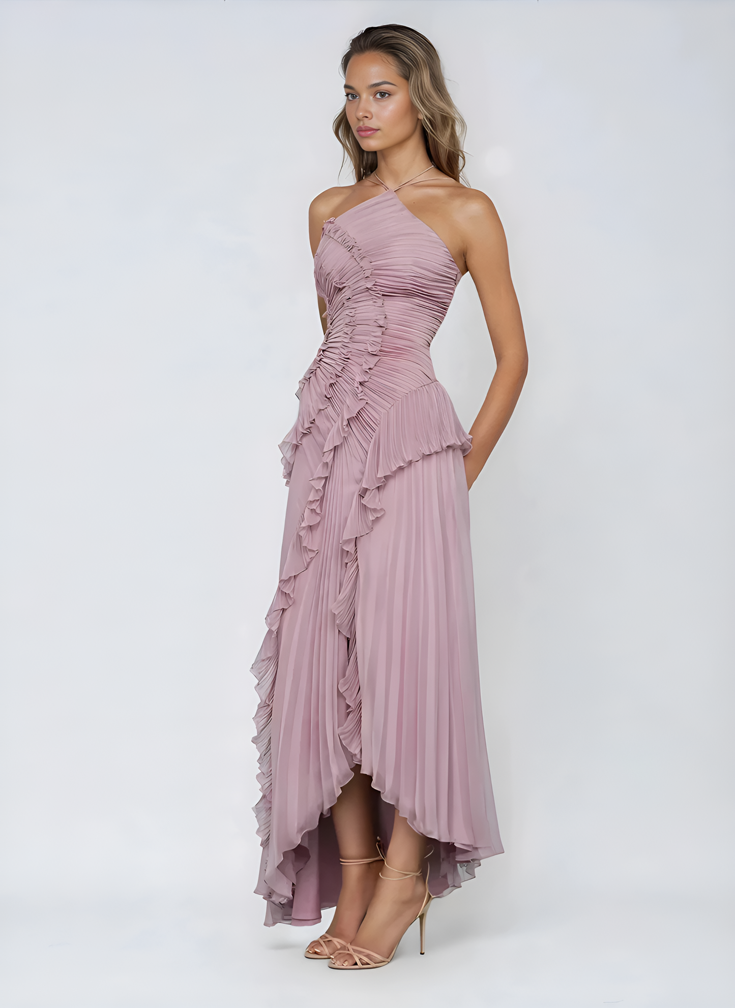 Livia | Elegante Asymmetrische Lange Jurk Dames voor Speciale Gelegenheden 1