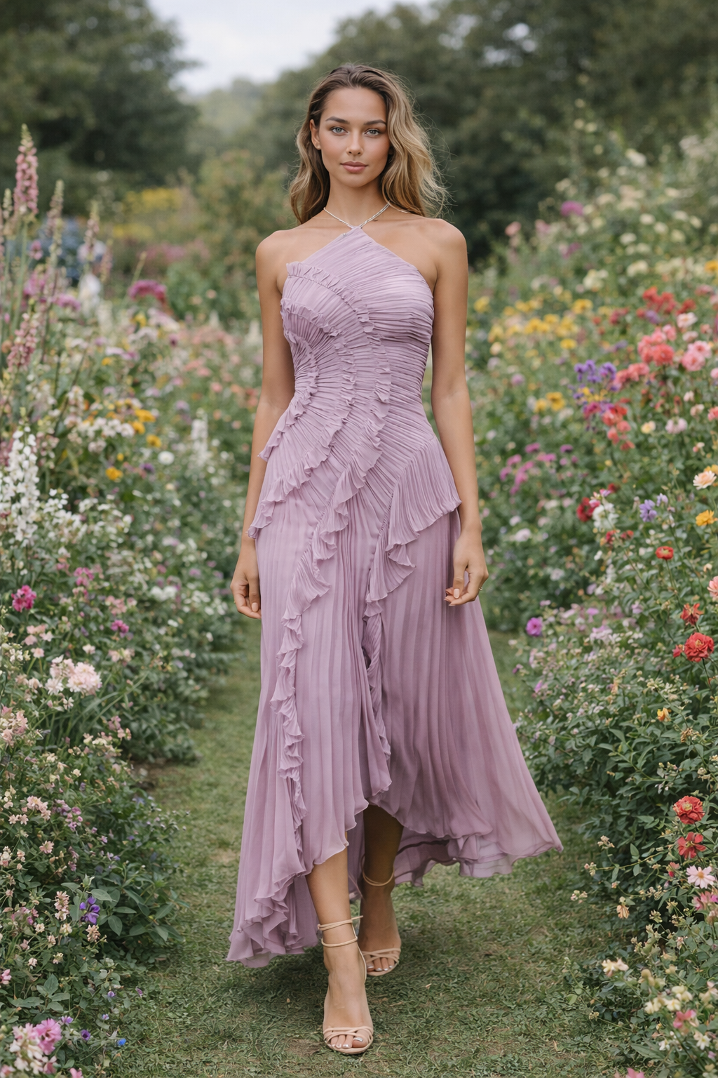 Livia | Elegante Asymmetrische Lange Jurk Dames voor Speciale Gelegenheden 6