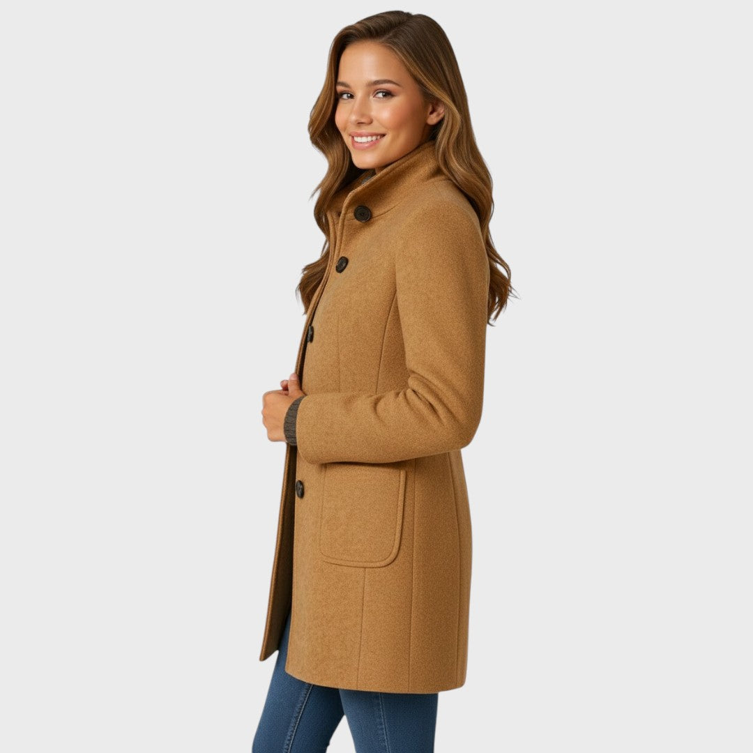 Livia | Elegante Lange Dames Jas voor de Winter 2