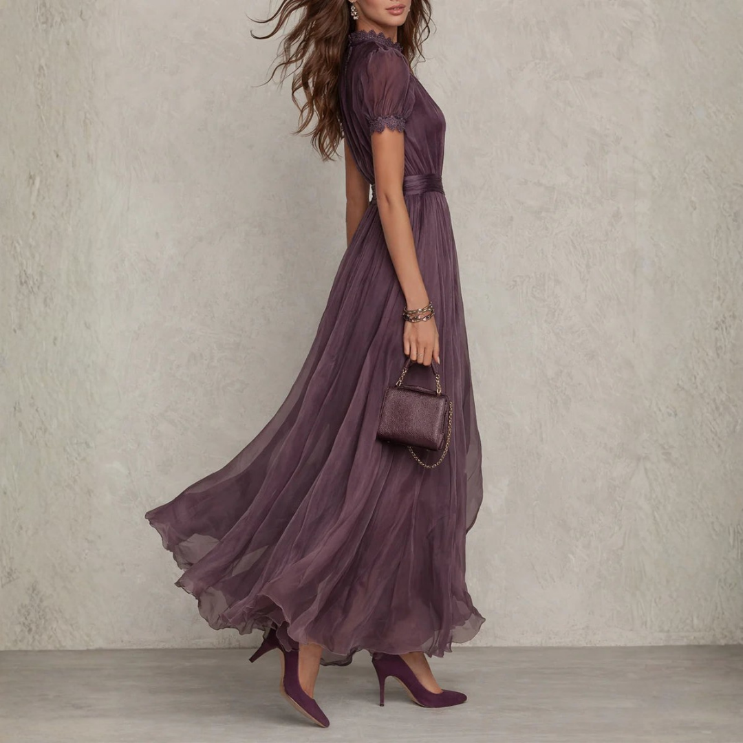 Livia | Elegante Lange Jurk Dames Maxi Jurk Zomer 2