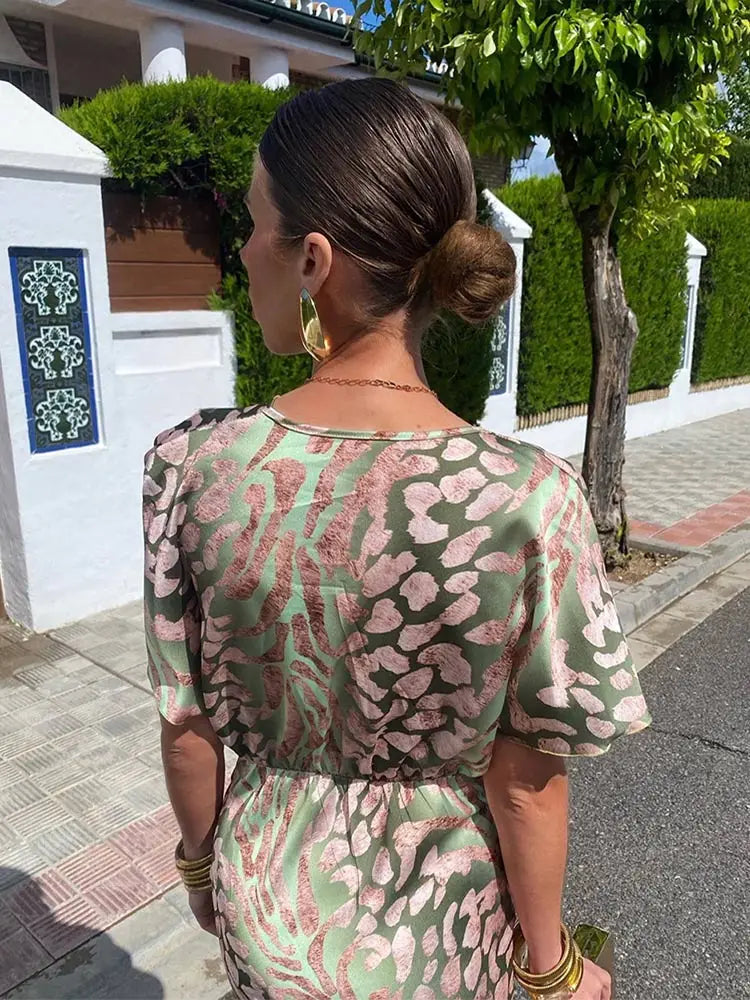 Livia | Elegante Midi Jurk Dames voor Bruiloft en Speciale Gelegenheden 4