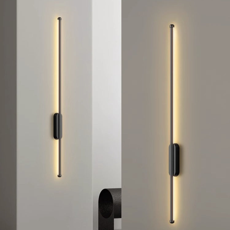 LED wandlamp aluminium 3000K zwart goud wandverlichting modern interieur gang woonkamer slaapkamer design verlichting