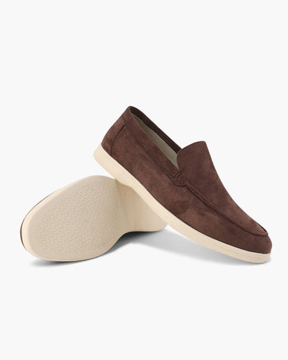 Herenschoenen Suède Loafers Elegante Zomerstijl