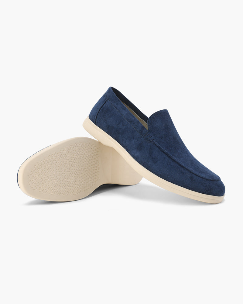 Herenschoenen Suède Loafers Elegante Zomerstijl