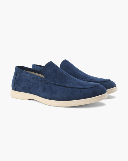 Herenschoenen Suède Loafers Elegante Zomerstijl