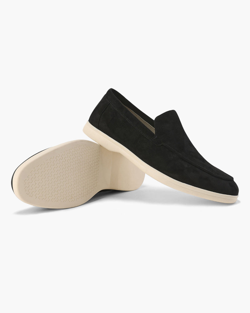 Herenschoenen Suède Loafers Elegante Zomerstijl
