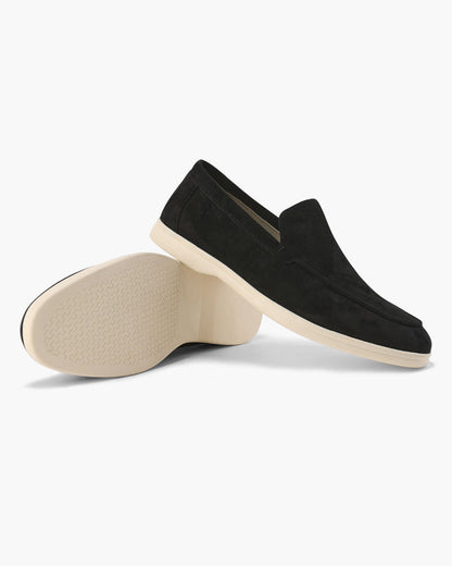 Herenschoenen Suède Loafers Elegante Zomerstijl