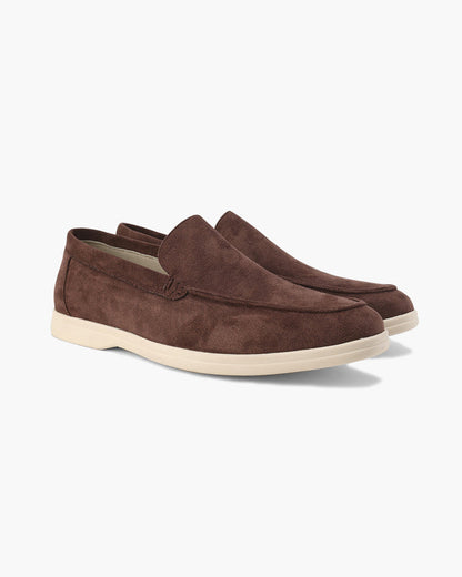 Herenschoenen Suède Loafers Elegante Zomerstijl