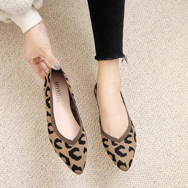 Leopardschoenen: Stijlvolle Dames Loafers met Leopard Print