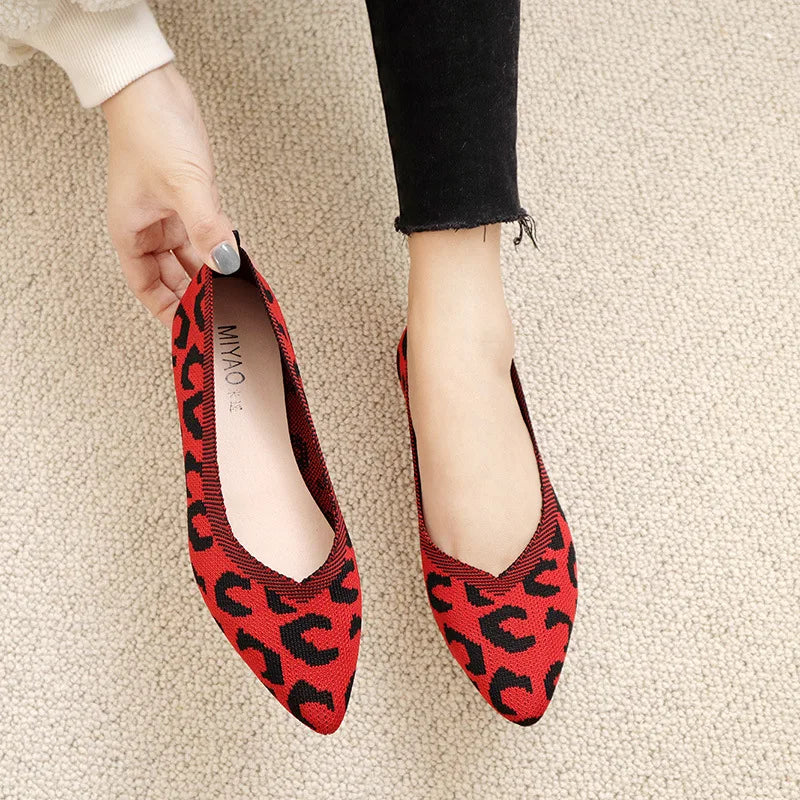 Leopardschoenen: Stijlvolle Dames Loafers met Leopard Print