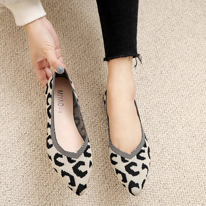 Leopardschoenen: Stijlvolle Dames Loafers met Leopard Print