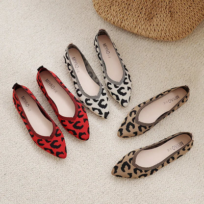 Leopardschoenen: Stijlvolle Dames Loafers met Leopard Print