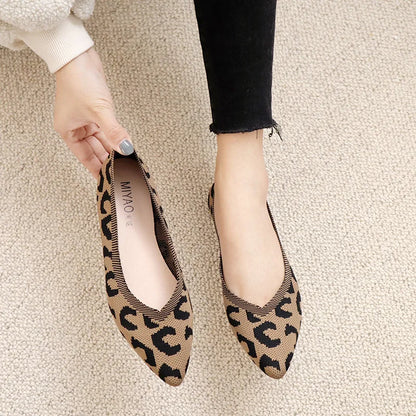 Leopardschoenen: Stijlvolle Dames Loafers met Leopard Print
