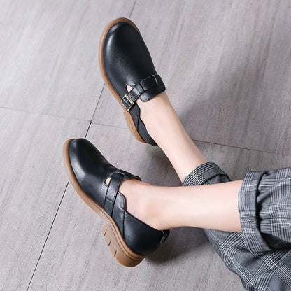 Lente Loafers voor Mannen Leer Comfortabel
