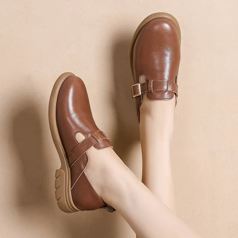 Lente Loafers voor Mannen Leer Comfortabel