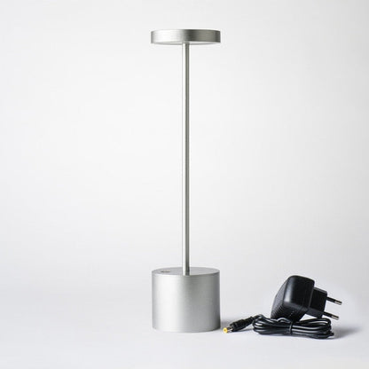 Tafellamp Draadloos Oplaadbaar LED Aluminium Dimbaar IP54 Buiten Binnen Terras