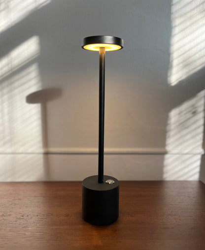 Tafellamp Draadloos Oplaadbaar LED Aluminium Dimbaar IP54 Buiten Binnen Terras