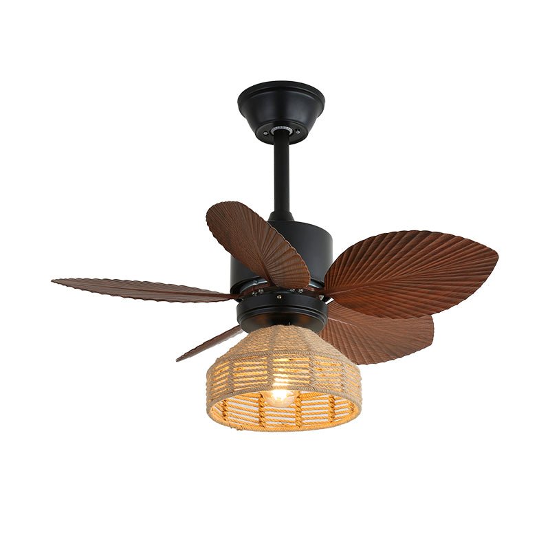 Industriële Plafondventilator met Verlichting – Regelbare Ventilatorlamp met Afstandsbediening voor Moderne Binnenruimtes