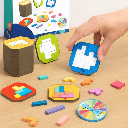 Logisch Puzzelspel Kunststof 108 Stukken 20 Kaarten Kinderen Volwassenen Concentratie Denkspel Familiespel Cadeau Vanaf 4 Jaar