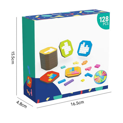 Logisch Puzzelspel Kunststof 108 Stukken 20 Kaarten Kinderen Volwassenen Concentratie Denkspel Familiespel Cadeau Vanaf 4 Jaar