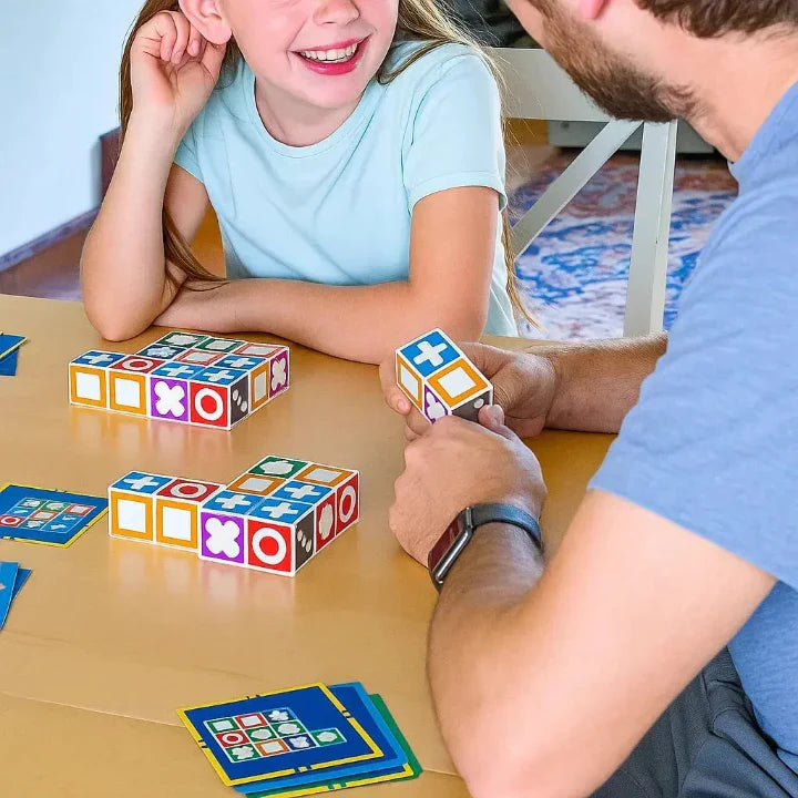 Logisch Gezelschapsspel Karton Kunststof 20x20x6cm Kinderen Volwassenen Concentratie Reactie Patroonherkenning Familiespel Denkspel