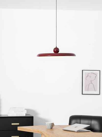 Ronde LED Hanglamp Lola – Minimalistisch Metaal & Acryl Disk Design – Dimbaar – Ø30/40/50cm – 3 Kleurtemperaturen – 150cm Verstelbare Kabel