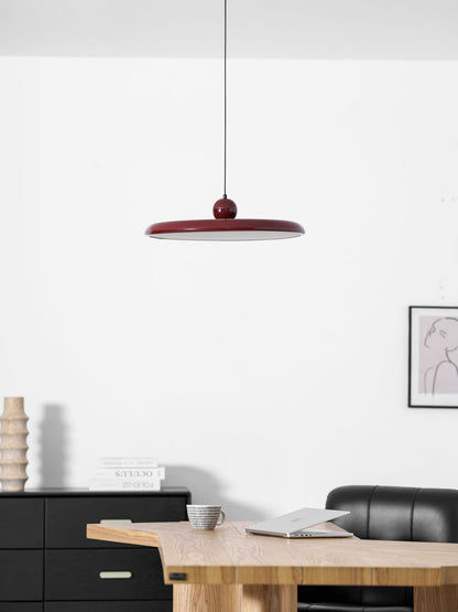 Ronde LED Hanglamp Lola – Minimalistisch Metaal & Acryl Disk Design – Dimbaar – Ø30/40/50cm – 3 Kleurtemperaturen – 150cm Verstelbare Kabel
