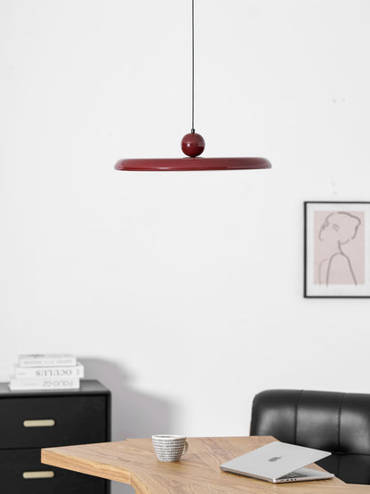 Ronde LED Hanglamp Lola – Minimalistisch Metaal & Acryl Disk Design – Dimbaar – Ø30/40/50cm – 3 Kleurtemperaturen – 150cm Verstelbare Kabel