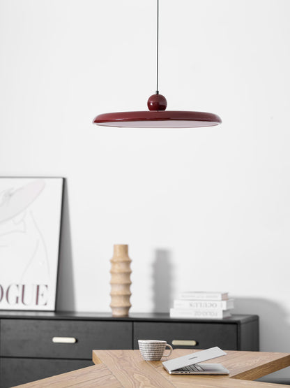 Ronde LED Hanglamp Lola – Minimalistisch Metaal & Acryl Disk Design – Dimbaar – Ø30/40/50cm – 3 Kleurtemperaturen – 150cm Verstelbare Kabel