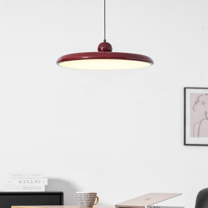 Ronde LED Hanglamp Lola – Minimalistisch Metaal & Acryl Disk Design – Dimbaar – Ø30/40/50cm – 3 Kleurtemperaturen – 150cm Verstelbare Kabel