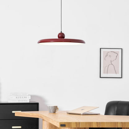 Ronde LED Hanglamp Lola – Minimalistisch Metaal & Acryl Disk Design – Dimbaar – Ø30/40/50cm – 3 Kleurtemperaturen – 150cm Verstelbare Kabel