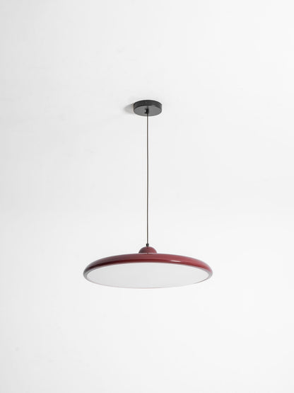 Ronde LED Hanglamp Lola – Minimalistisch Metaal & Acryl Disk Design – Dimbaar – Ø30/40/50cm – 3 Kleurtemperaturen – 150cm Verstelbare Kabel
