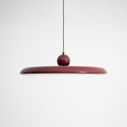 Ronde LED Hanglamp Lola – Minimalistisch Metaal & Acryl Disk Design – Dimbaar – Ø30/40/50cm – 3 Kleurtemperaturen – 150cm Verstelbare Kabel