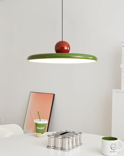 Ronde LED Hanglamp Lola – Minimalistisch Metaal & Acryl Disk Design – Dimbaar – Ø30/40/50cm – 3 Kleurtemperaturen – 150cm Verstelbare Kabel