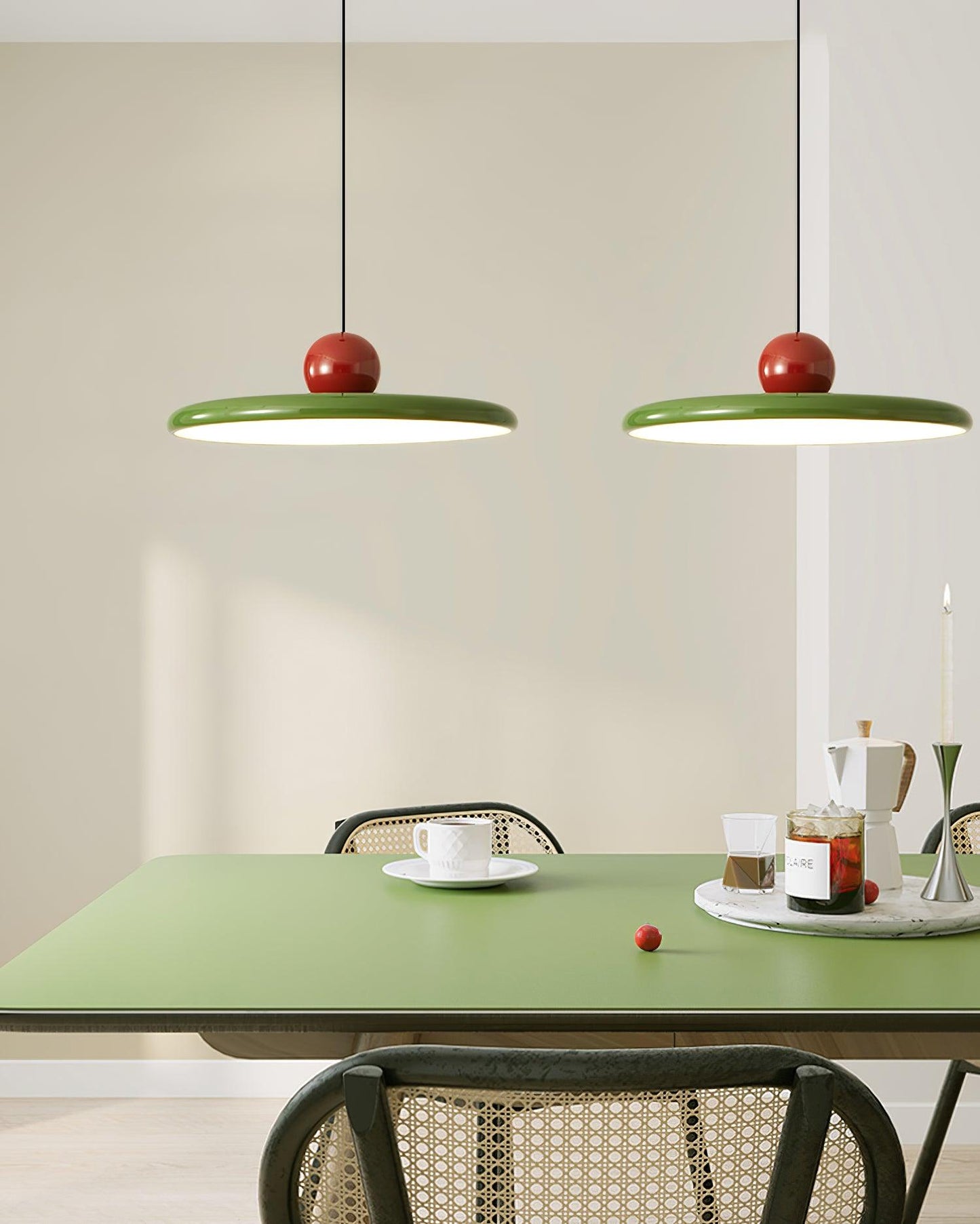 Ronde LED Hanglamp Lola – Minimalistisch Metaal & Acryl Disk Design – Dimbaar – Ø30/40/50cm – 3 Kleurtemperaturen – 150cm Verstelbare Kabel