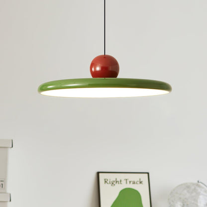 Ronde LED Hanglamp Lola – Minimalistisch Metaal & Acryl Disk Design – Dimbaar – Ø30/40/50cm – 3 Kleurtemperaturen – 150cm Verstelbare Kabel