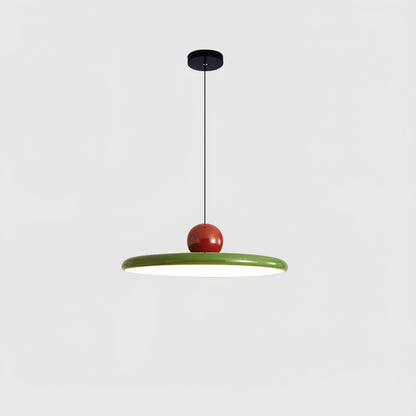 Ronde LED Hanglamp Lola – Minimalistisch Metaal & Acryl Disk Design – Dimbaar – Ø30/40/50cm – 3 Kleurtemperaturen – 150cm Verstelbare Kabel
